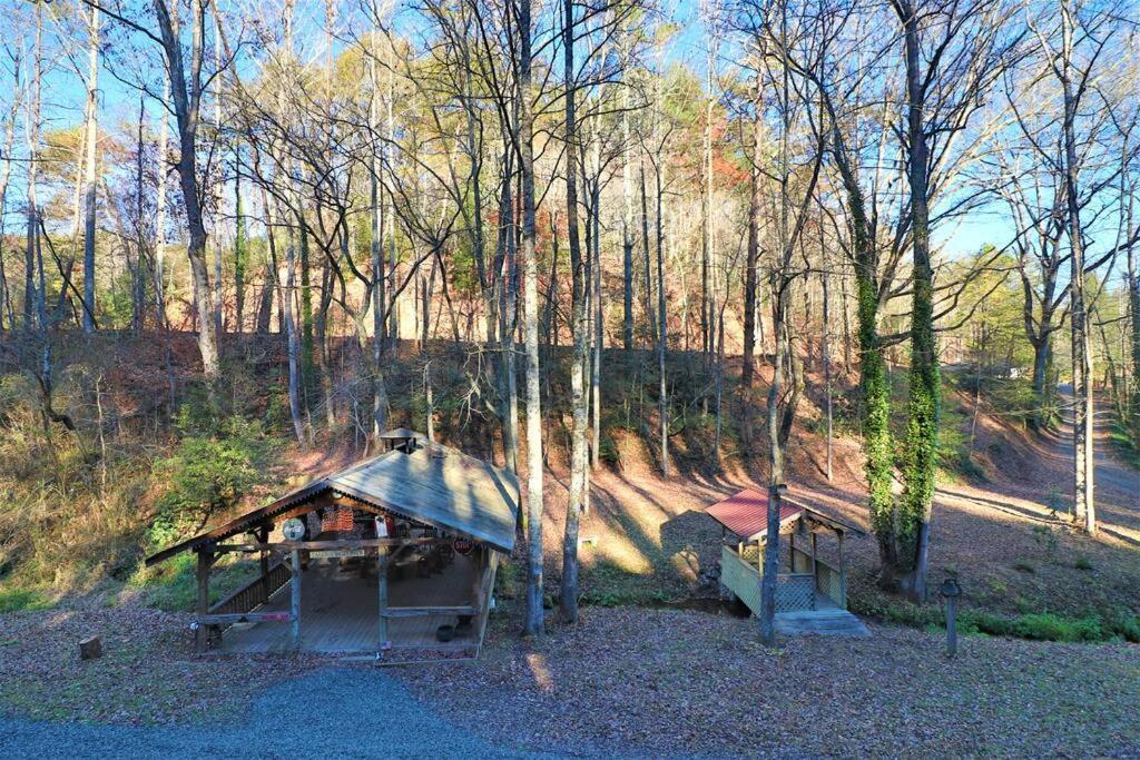 Oktoberfest Themed Cabin In Woods Stream #14 헬렌 외부 사진